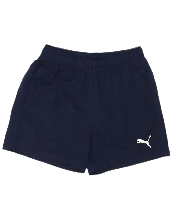 Puma Mens Sport Shorts Medium Navy Blue Polyester