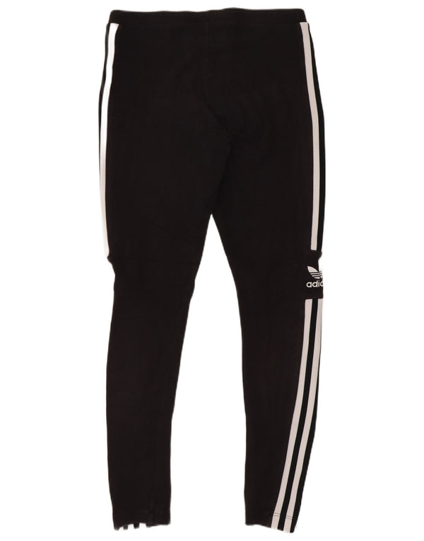 Leggings grafici da donna Adidas UK 10 piccoli sport in cotone nero