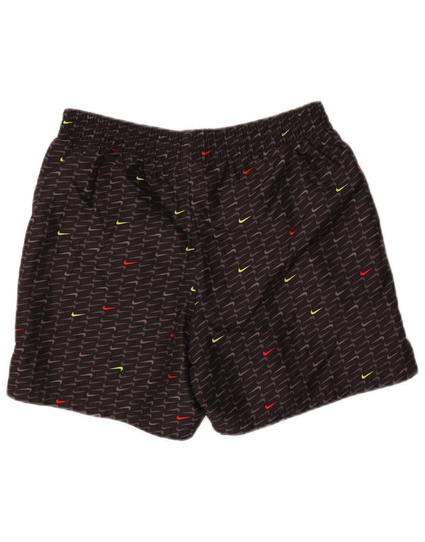 Nike Mens Graphic Sport Shorts Small Black Polyester
