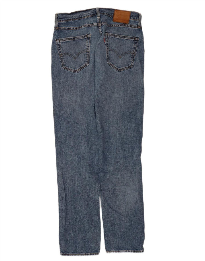 Levi's lige jeans til kvinder W31 L34 blå bomuld