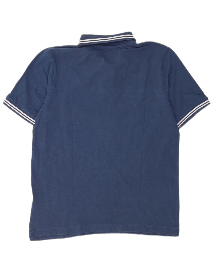 Kappa Mens Polo Shirt Medium Blue Striped