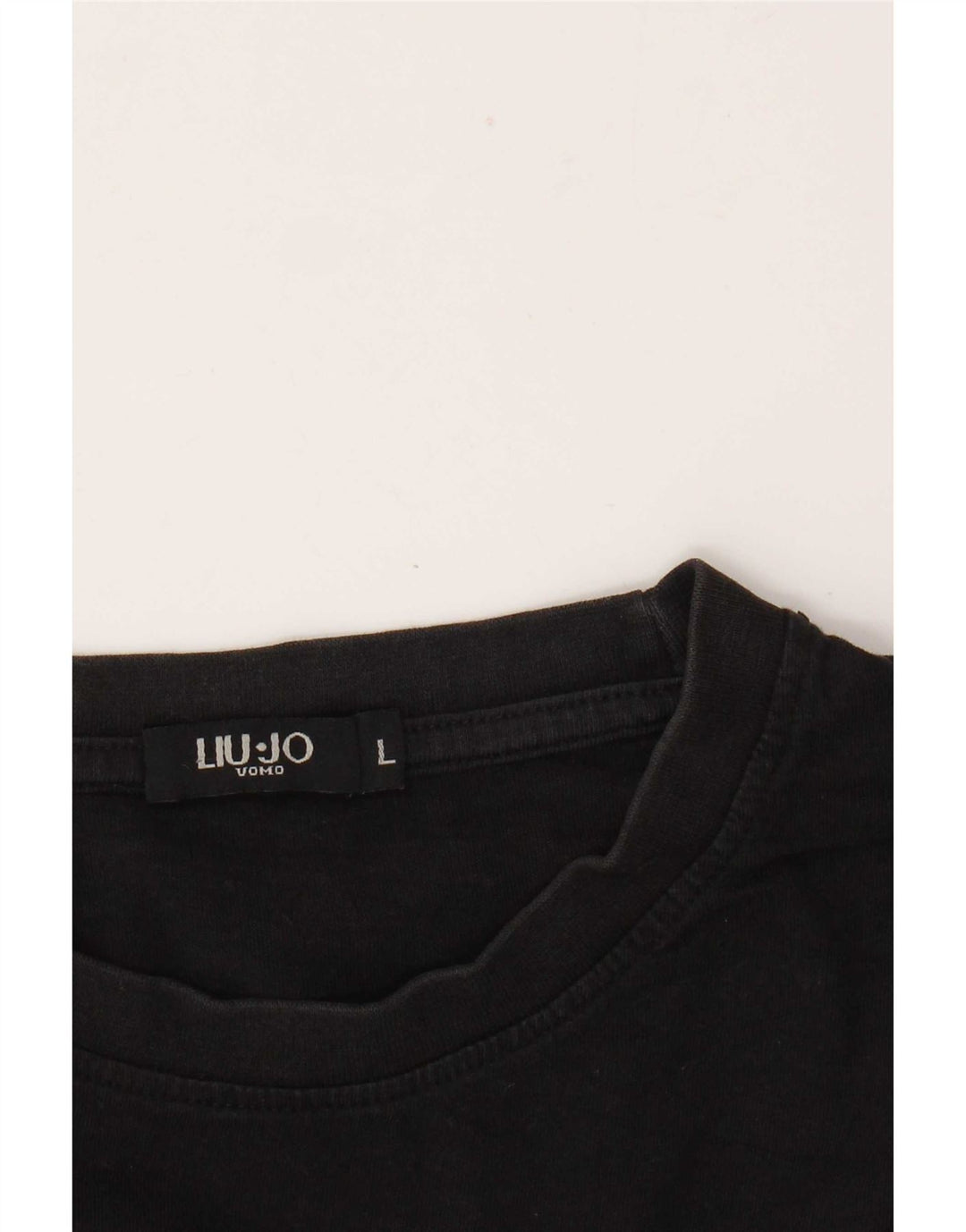 Liu Jo Herre grafisk T-shirt Top Stor Sort