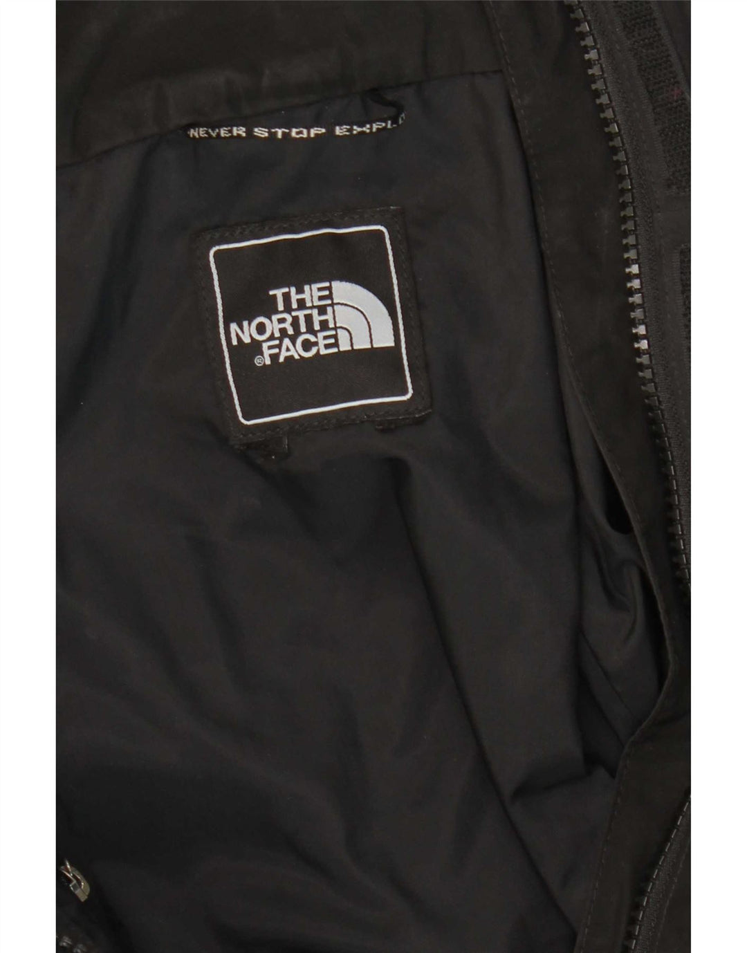 The North Face Womens Hooded Windbreaker Jacket UK 12 Medium Black