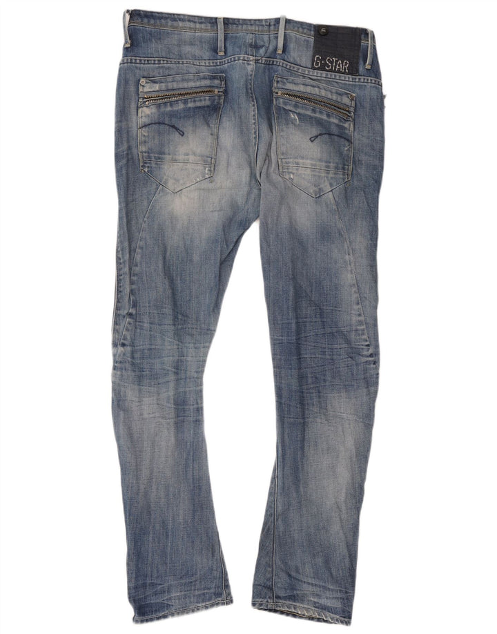 G-Star Herre Distressed Slim Jeans W29 L32 Blå Bomuld