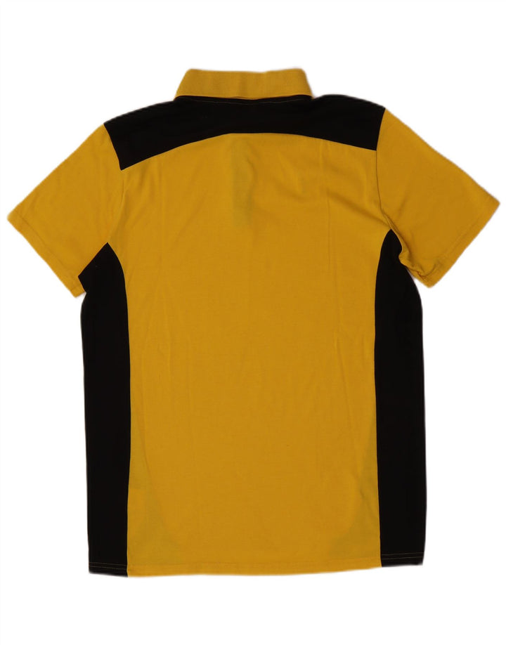 Polo Puma Hombre Grande Amarillo Colorblock Poliéster