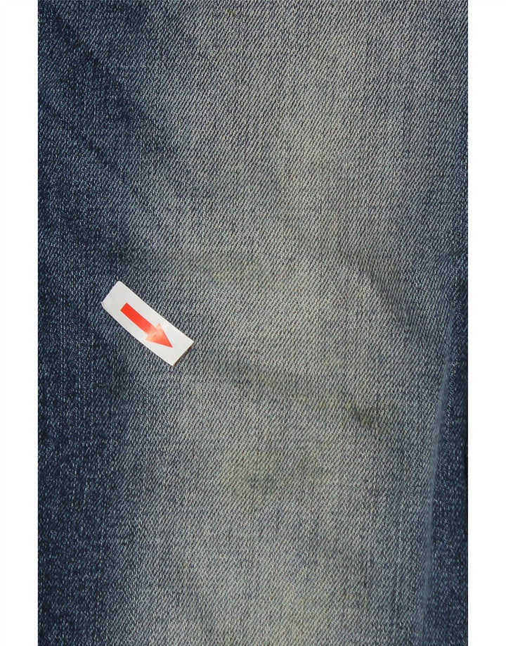 Jack & Jones Mens Slim Jeans W34 L30 Blue Cotton