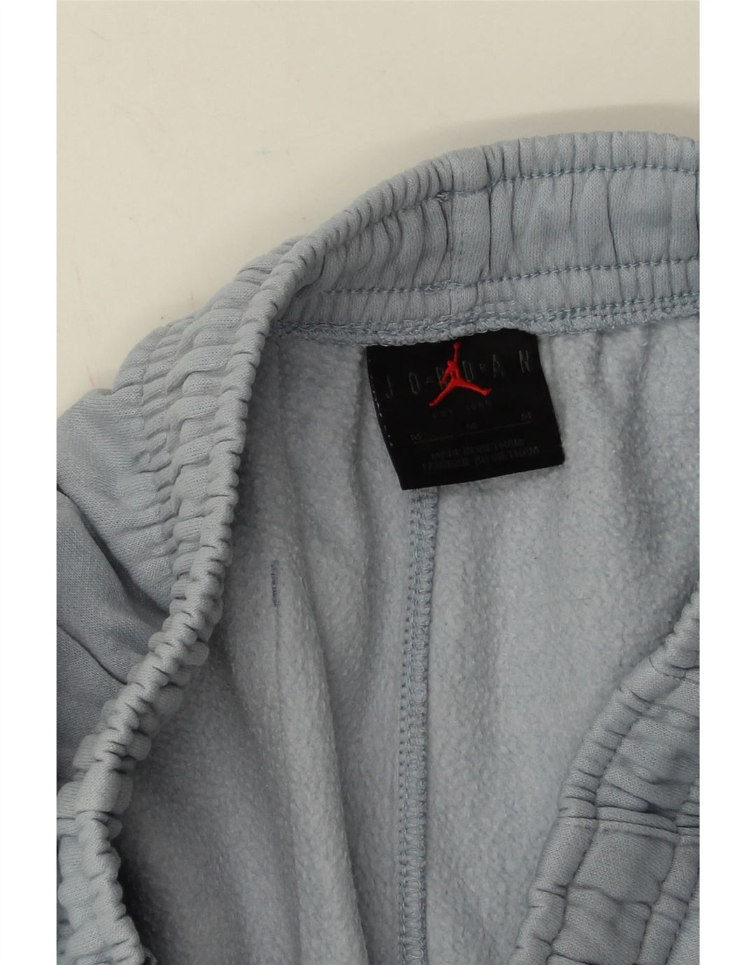 Jordan Mens Tracksuit Trousers Joggers Medium Blue Cotton