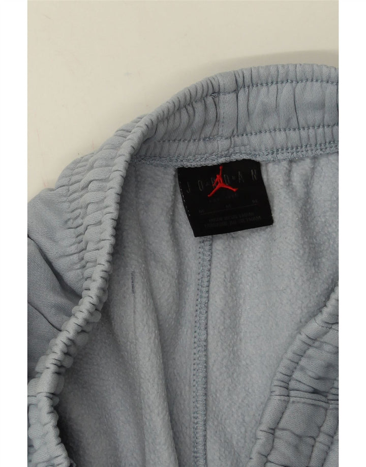 Jordan Mens Tracksuit Trousers Joggers Medium Blue Cotton