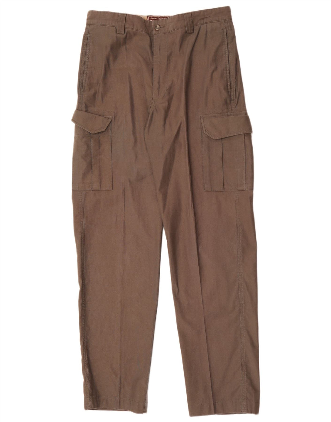 Marlboro Classics Mens Straight Cargo Trousers EU 48 Medium W32 L33 Brown