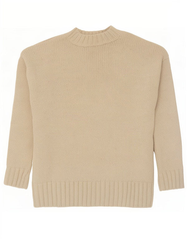 Suéter masculino com gola canoa French Connection XS poliamida bege