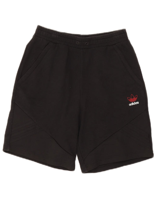 Adidas Mens Sport Shorts Small Black Cotton