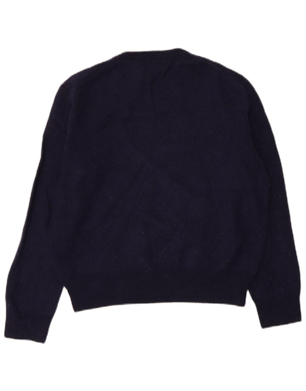Polo Ralph Lauren Γυναικείο πουλόβερ με λαιμόκοψη UK 14 Large Navy Blue
