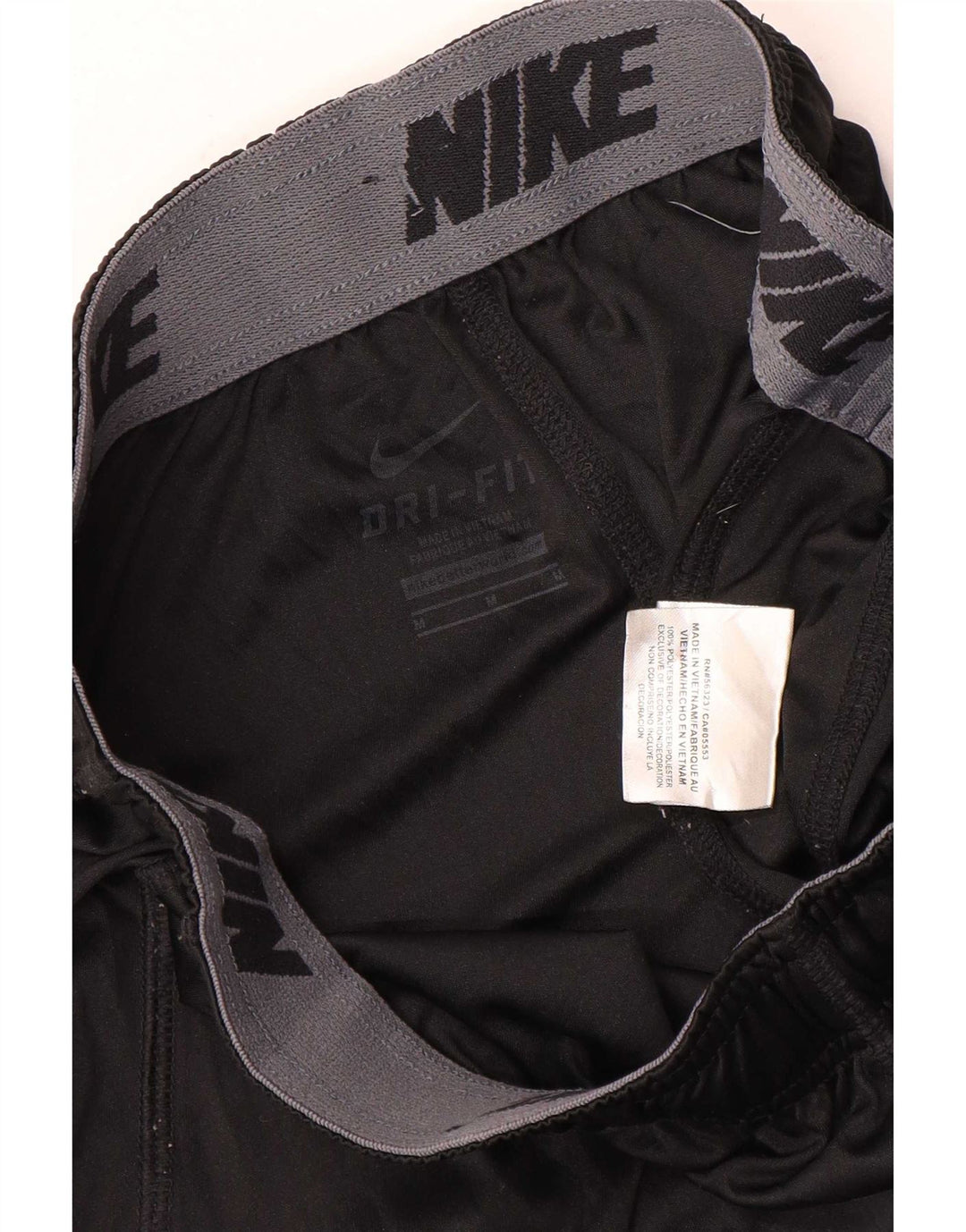 Γραφικό αθλητικό σορτς Nike ανδρικό Dri Fit, μεσαίο μαύρο πολυεστέρα