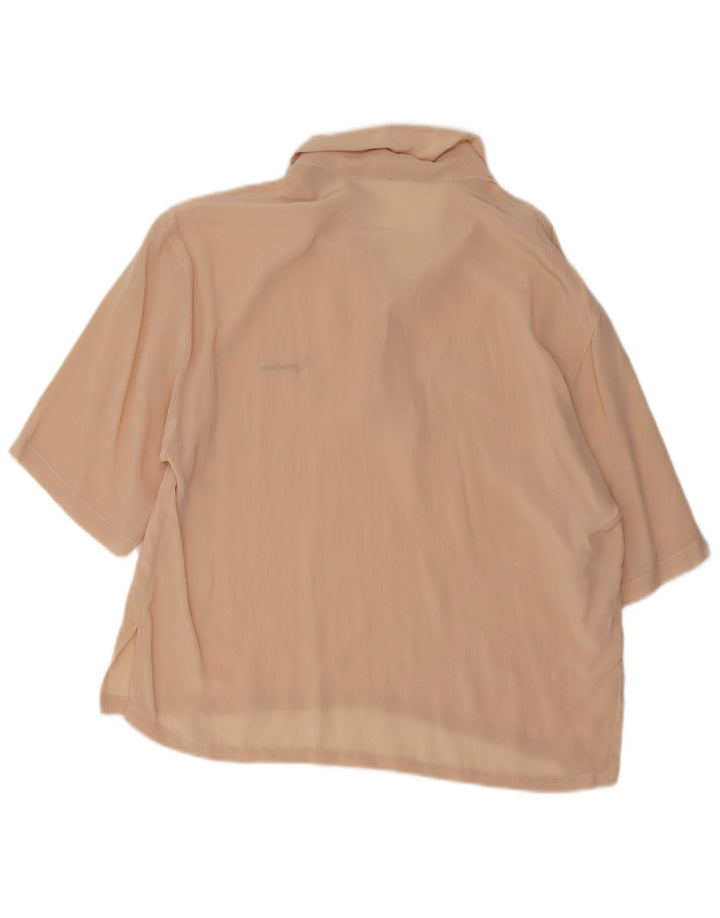 Pancaldi & B Kortærmet Herreskjorte Størrelse 15 1/2 39 Medium Beige
