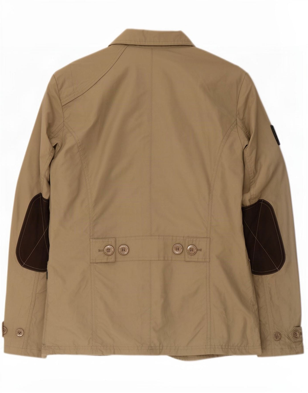 Canadiens Mens Military Jacket IT 48 Medium Khaki Cotton