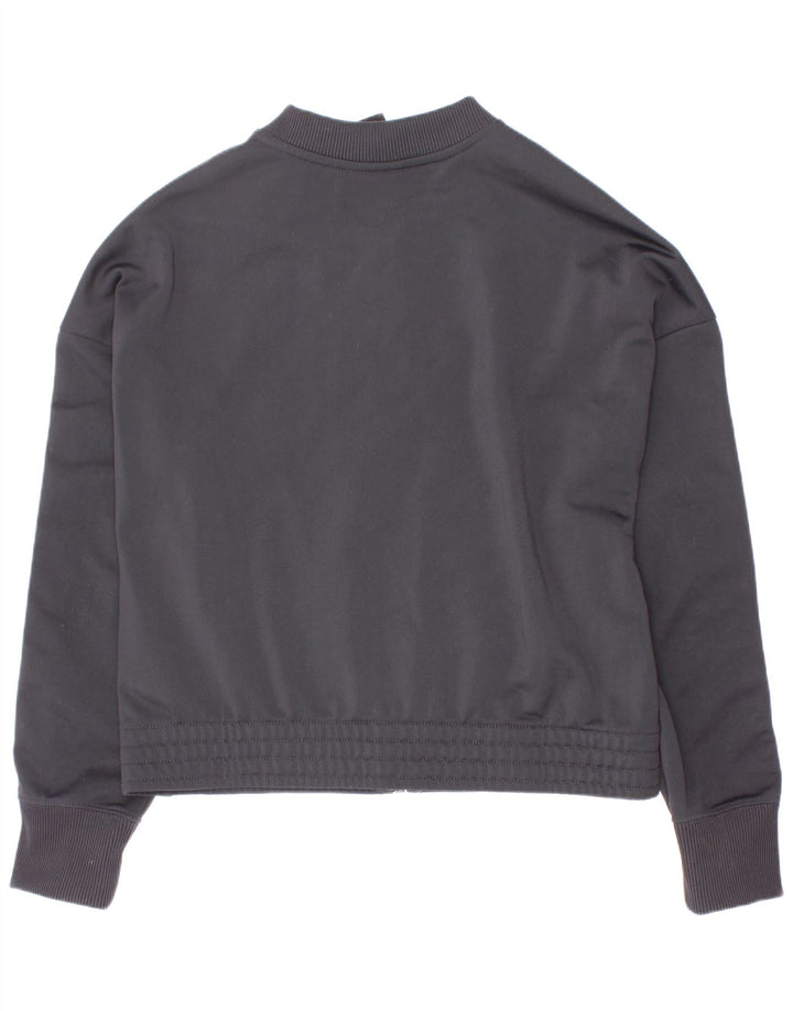 Nike træningsdragt topjakke til piger 10-11 år Medium Sort Colourblock