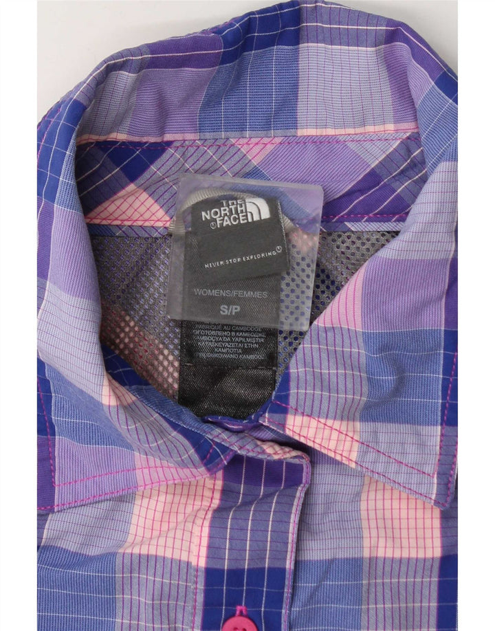 The North Face Chemise à manches courtes pour femme Petit nylon à carreaux multicolore