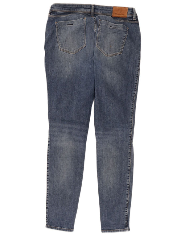 Massimo Dutti Dame Skinny Jeans EU 40 Medium W30 L28 Blå Bomuld