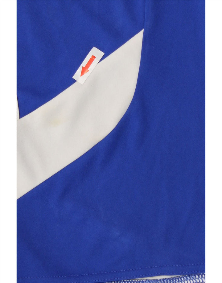 Pantaloncini sportivi Adidas Climalite da uomo, grandi, in poliestere color block blu
