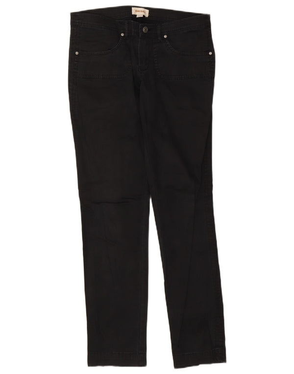 Jeans Slim Feminino Diesel W29 L30 Algodão Preto