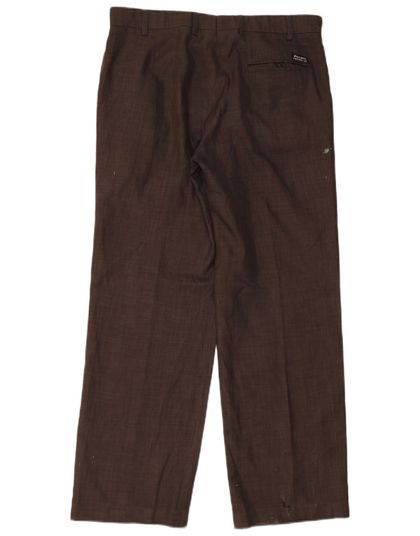 Pantaloni de costum drept bărbați Champion Medium W32 L30 maro