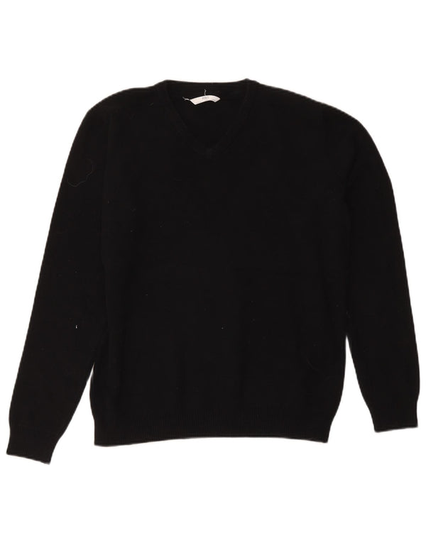 Marks & Spencer Boys V-hals sweater 14-15 år Sort bomuld