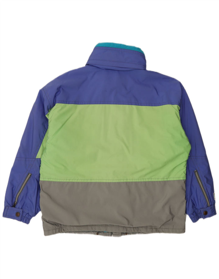 Colmar Mens Graphic Ski Jacket IT 52 Large Blue Colourblock Polyamide