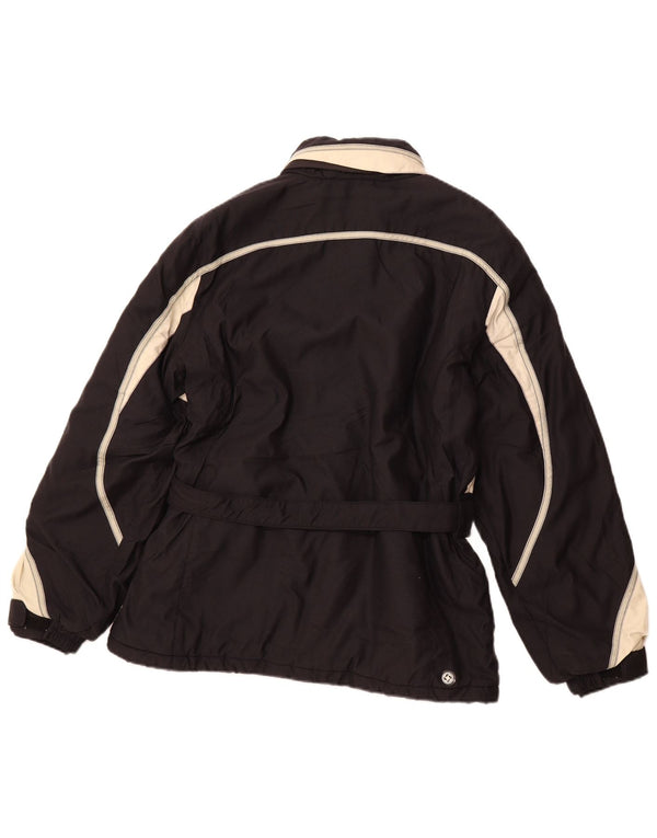 Giacca da sci con cappuccio da donna COLMAR IT 46 Large in nylon color block nero