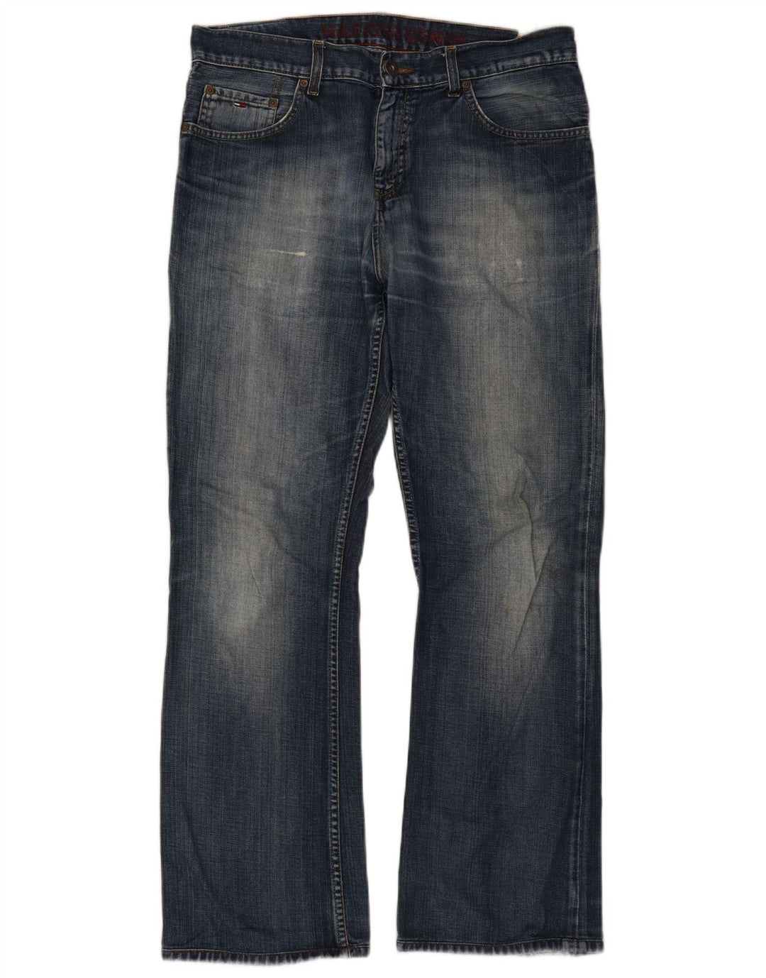 Tommy Hilfiger Mens Bootcut Jeans W34 L31 Blue