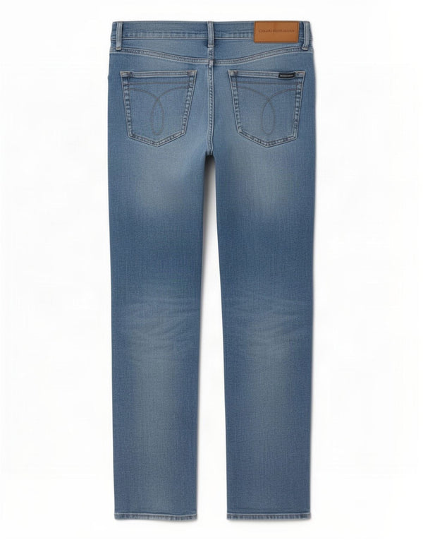 Calvin Klein Jeans rectos para hombre W31 L32 Algodón azul