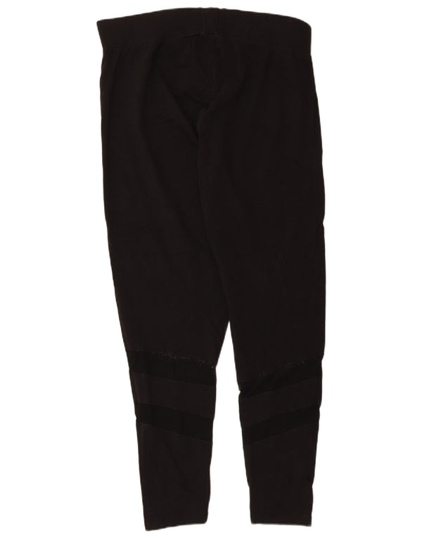 Lipsy Womens Leggings UK 18 XL Black Cotton