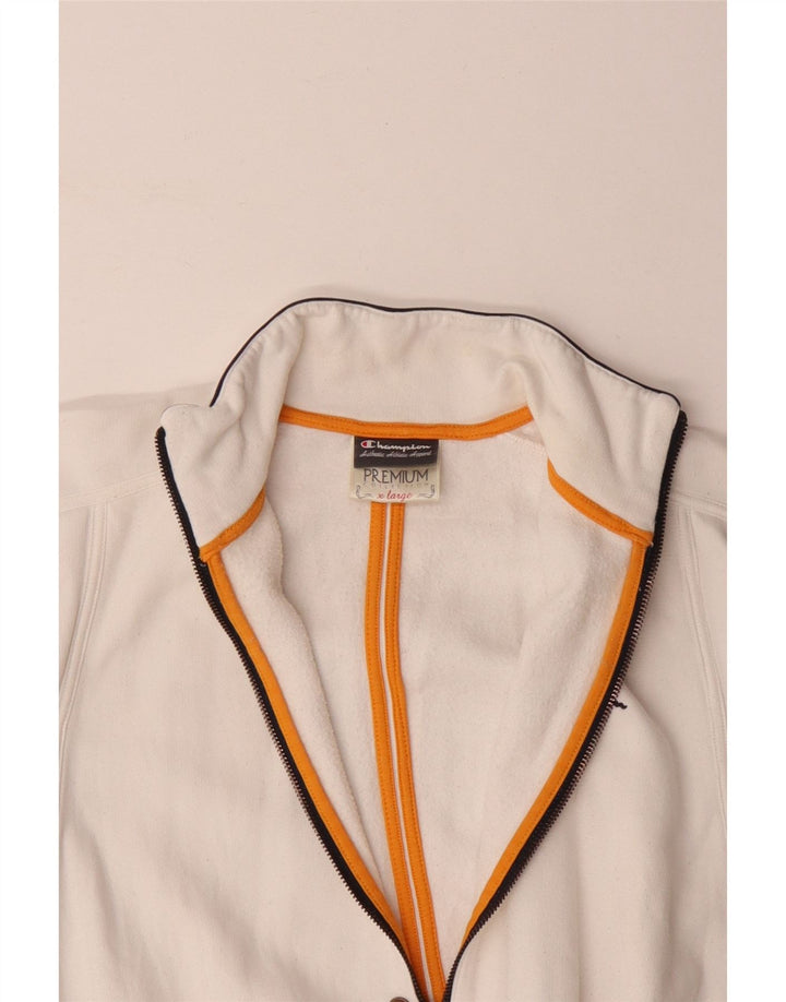 Giacca da tuta da uomo Champion XL bianco sporco