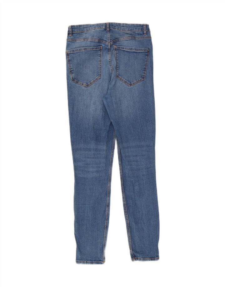 Zara Dame Skinny Jeans EU 40 Medium W30 L27 Blå