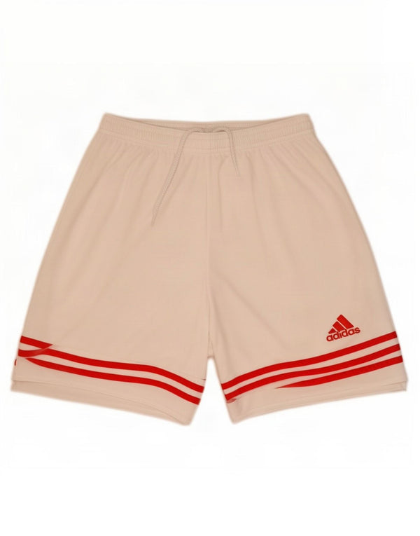 Adidas Mens Climalite Sport Shorts Medium White Polyester