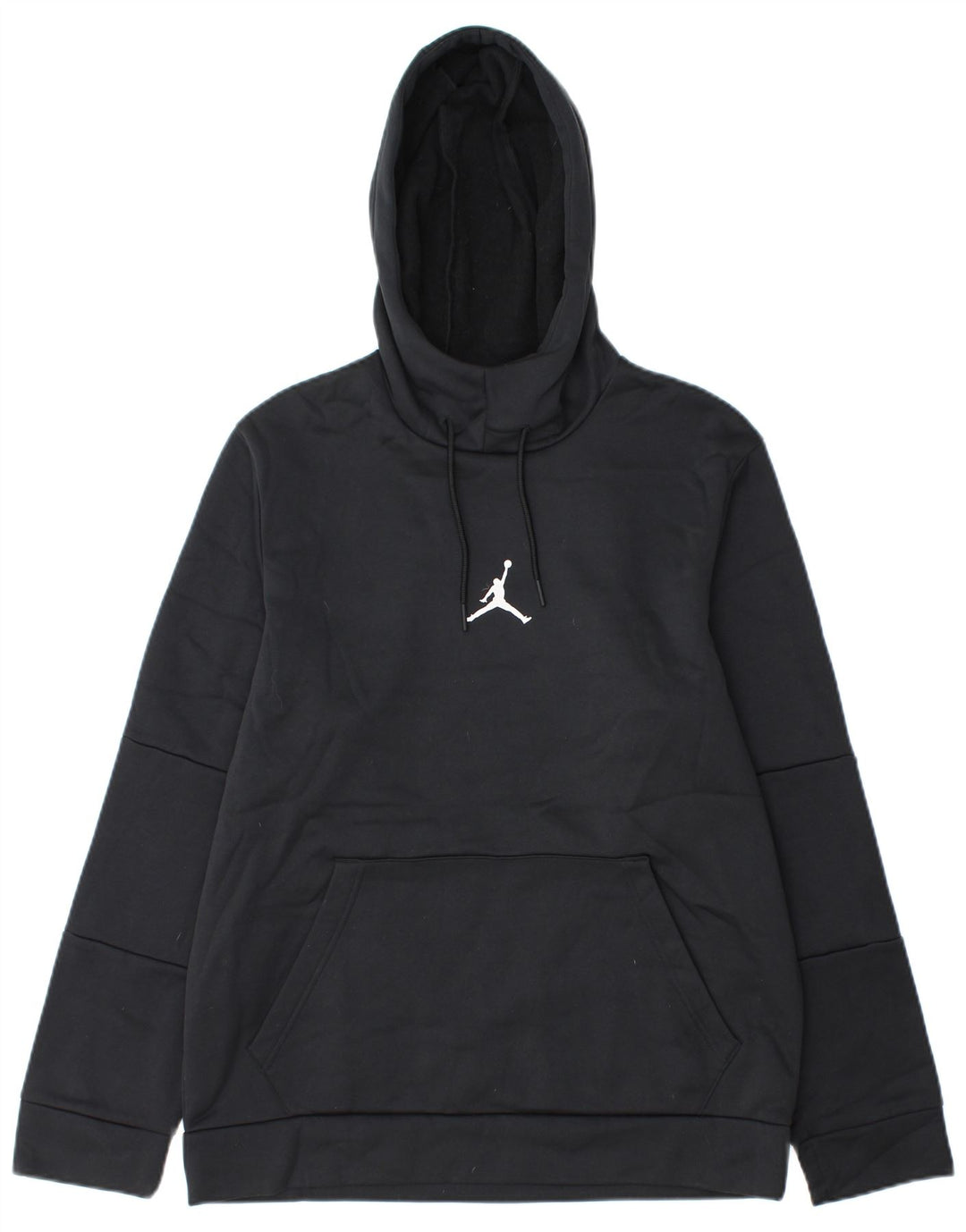 Jordan Mens Standard Fit Hoodie Jumper Small Black Polyester