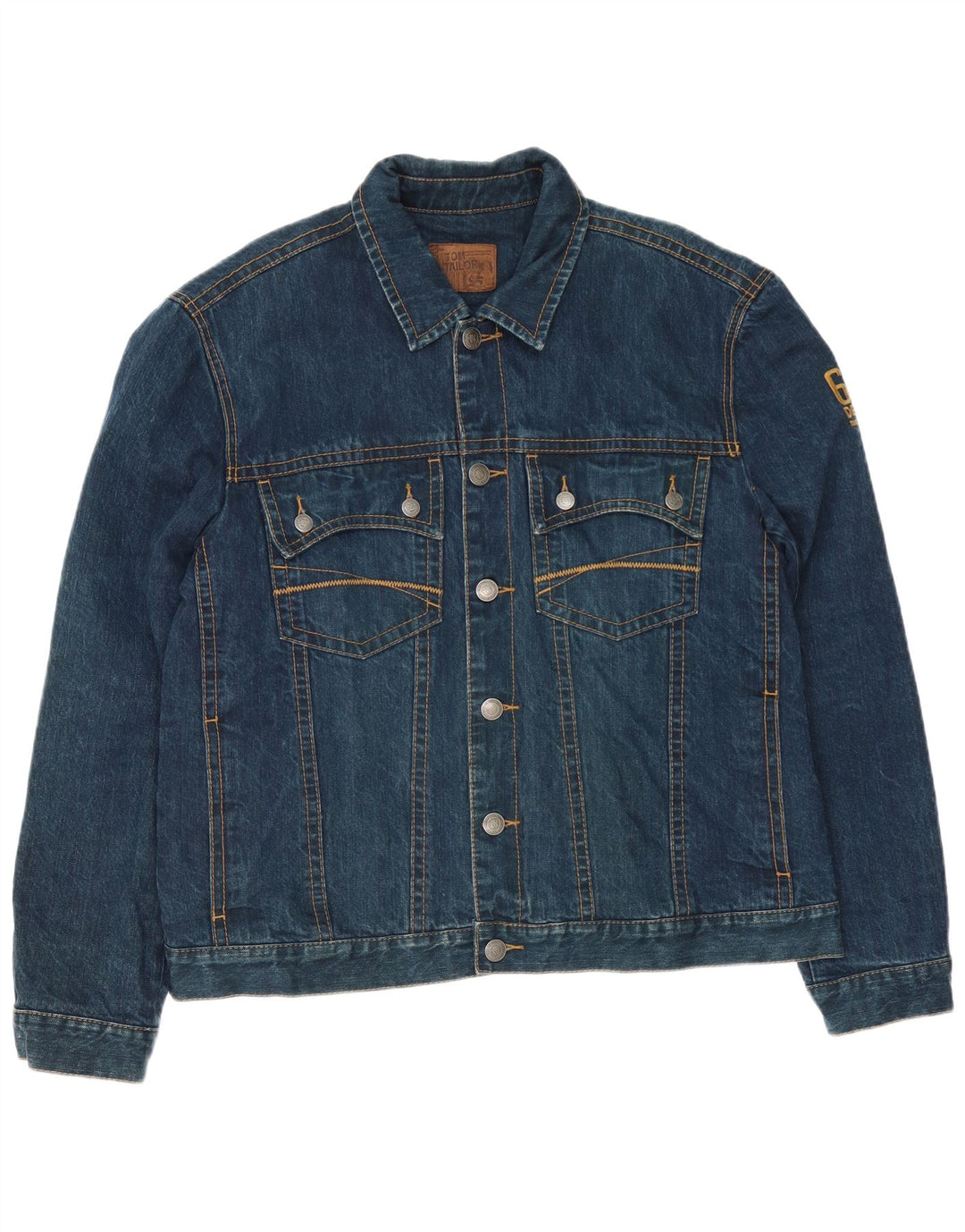 Giacca di jeans da uomo Tom Tailor UK 44 2XL Cotone blu