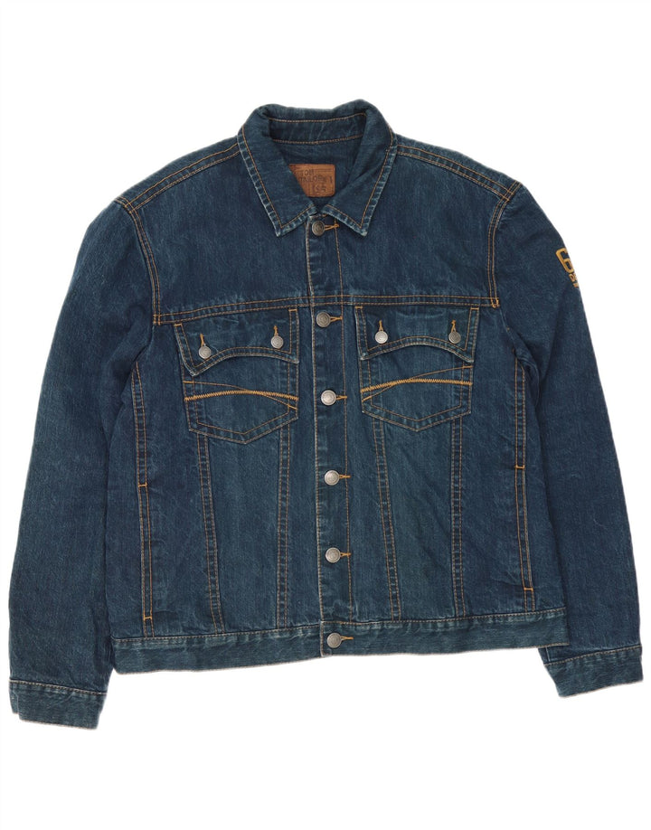 Giacca di jeans da uomo Tom Tailor UK 44 2XL Cotone blu