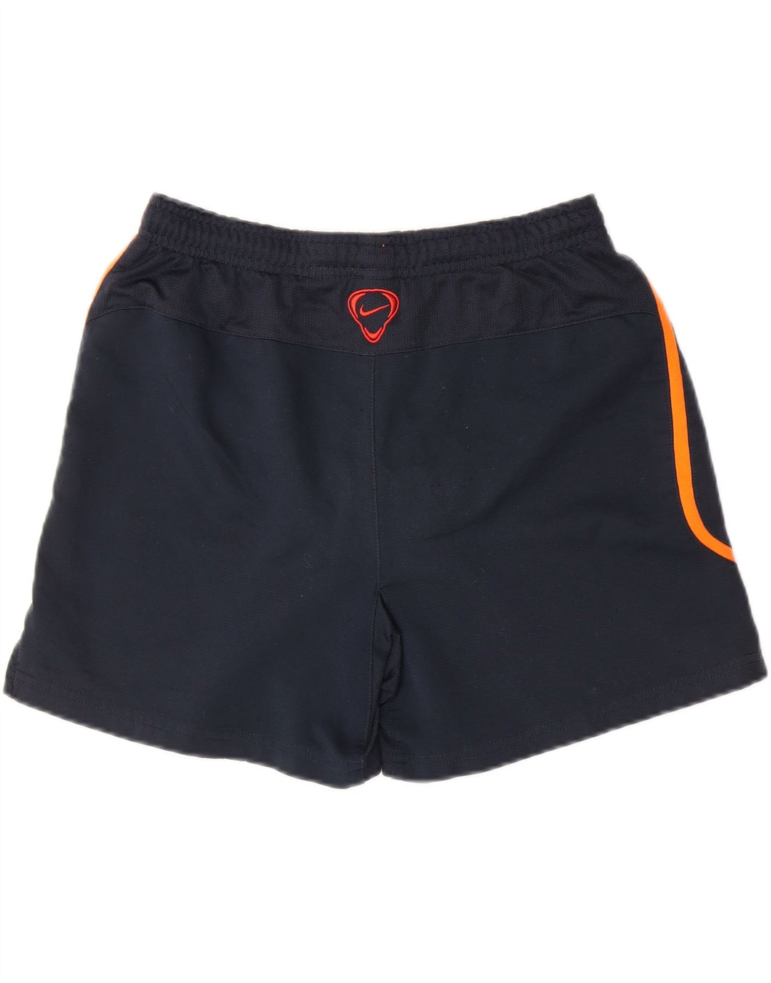 NIKE Boys Graphic Sport Shorts 13-14 Years XL Navy Blue Polyester Vintage Nike and Second-Hand Nike from Messina Hembry 