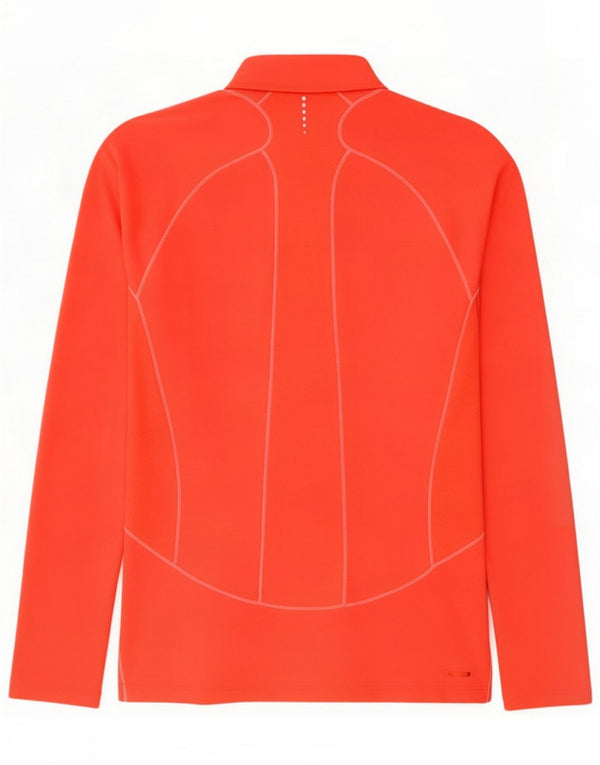 The North Face Haut de survêtement à col zippé pour femme UK 14 Large Rouge