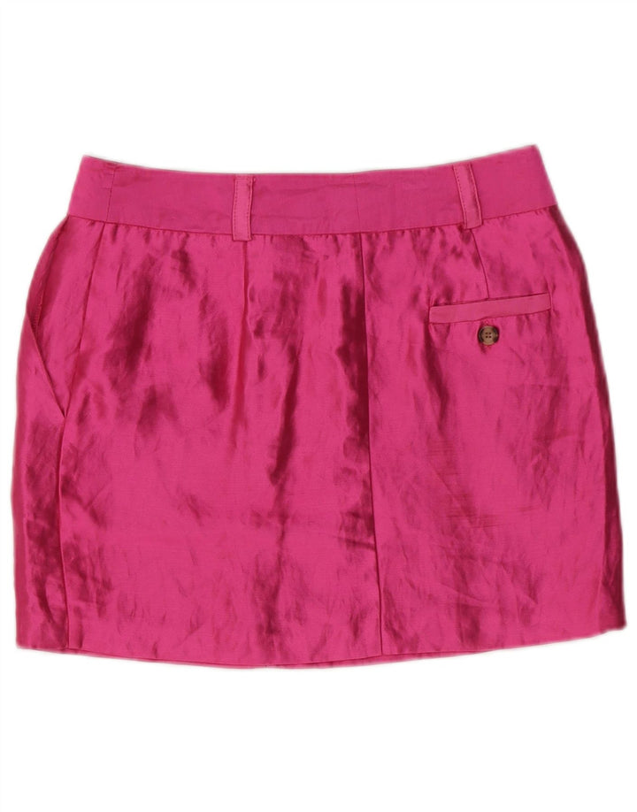 Topshop Womens Mini Skirt UK 10 Small W30  Pink