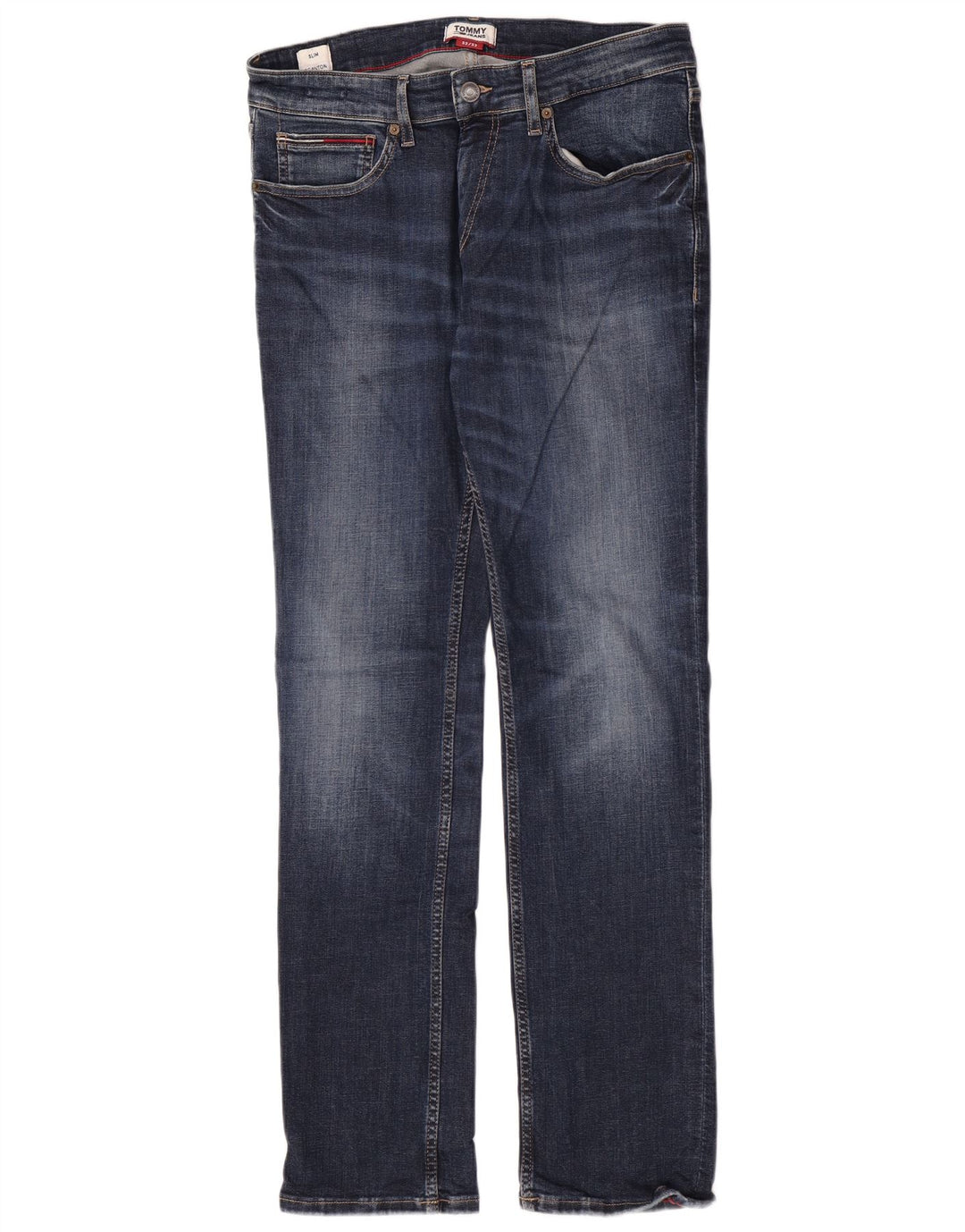 Tommy Hilfiger Mens Slim Jeans W32 L32 Blue Cotton