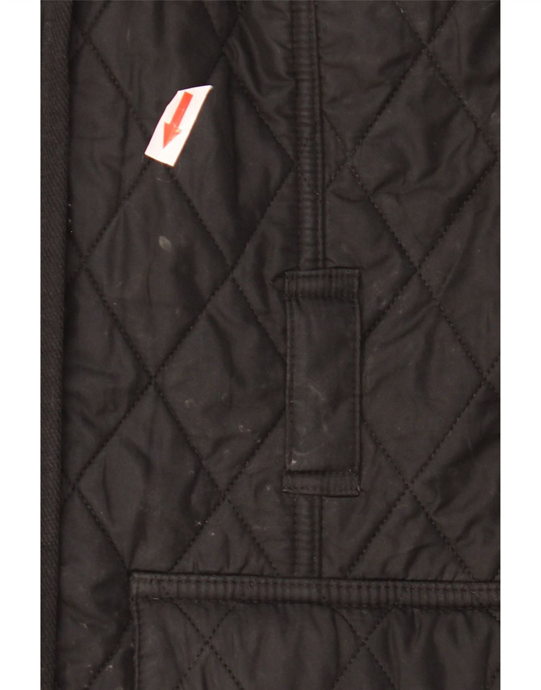 Giacca trapuntata militare da donna Barbour UK 14 grande poliestere nero