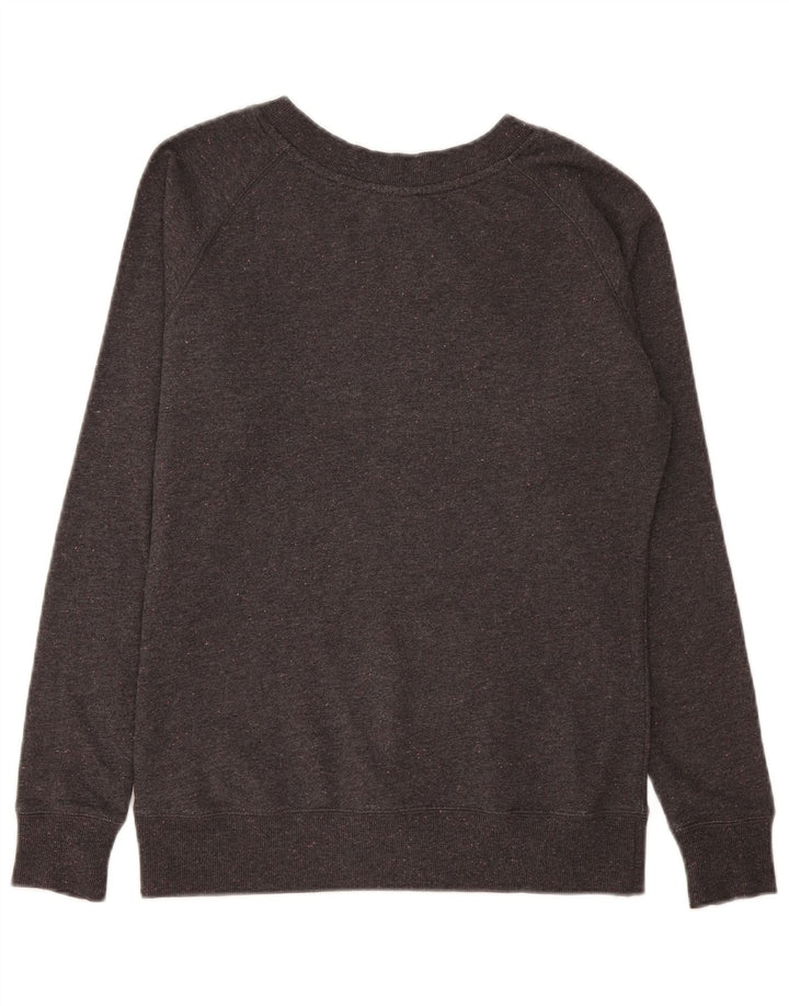 Animal Dame Sweatshirt Jumper UK 10 Small Grey Flecked
