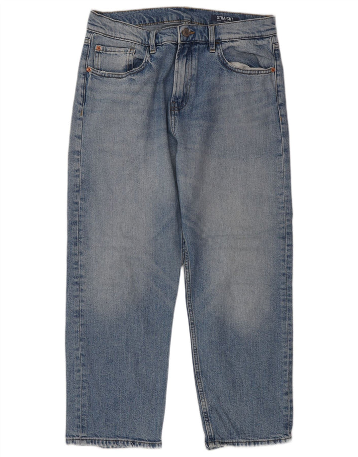 Marks & Spencer Damskie Regular Straight Jeans UK 12 Medium W30 L25 Niebieski