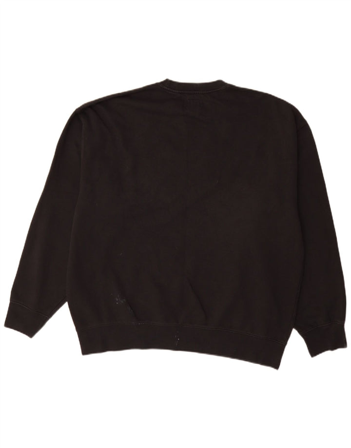 LEVI'S Mens Relaxed Graphic Sweatshirt Jumper Large Black Cotton