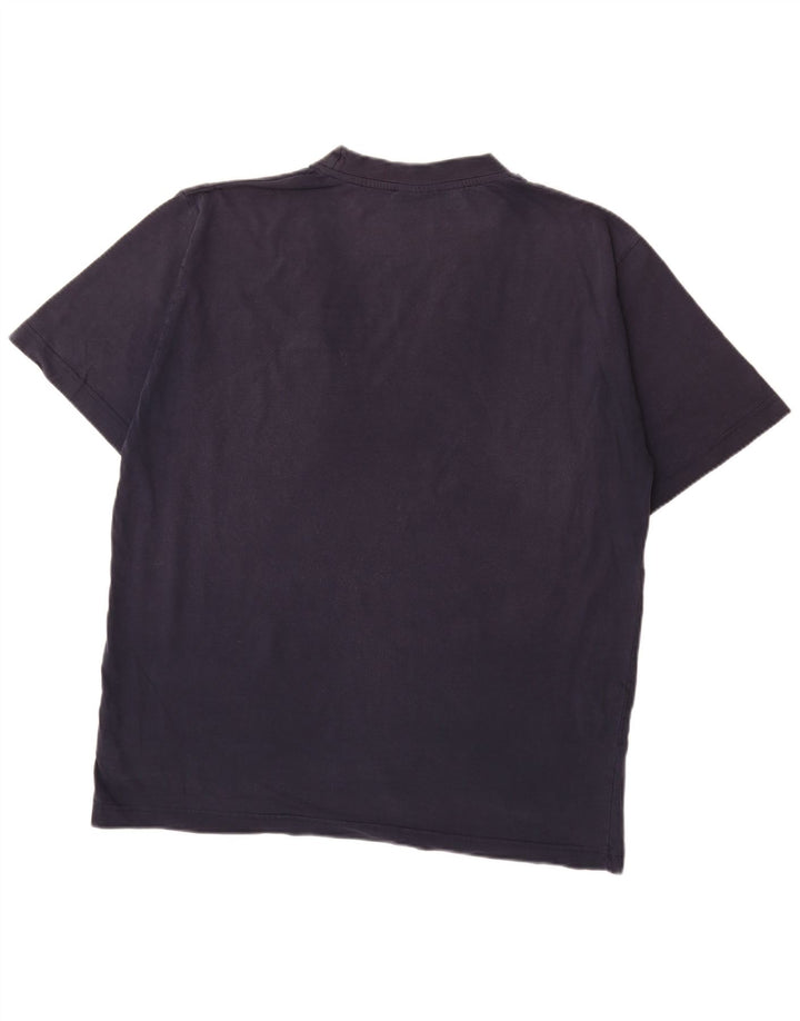 KAPPA Mens T-Shirt Top 2XL Navy Blue Cotton
