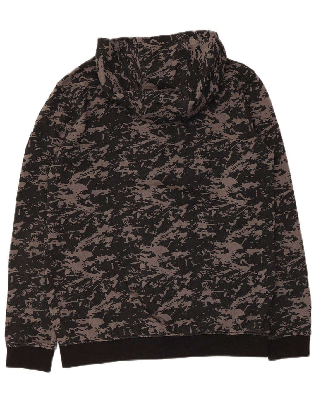 Lyle & Scott Boys Abstract Pattern Zip Hoodie Sweater 15-16 Years Black
