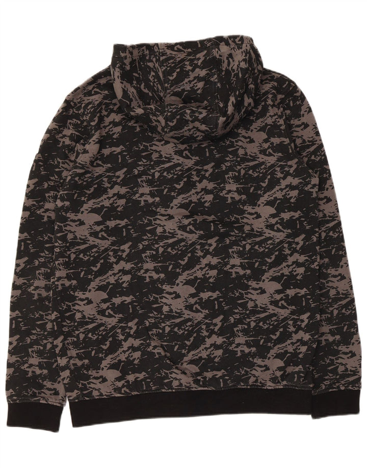 Lyle & Scott Boys Abstract Pattern Zip Hoodie Sweater 15-16 Years Black