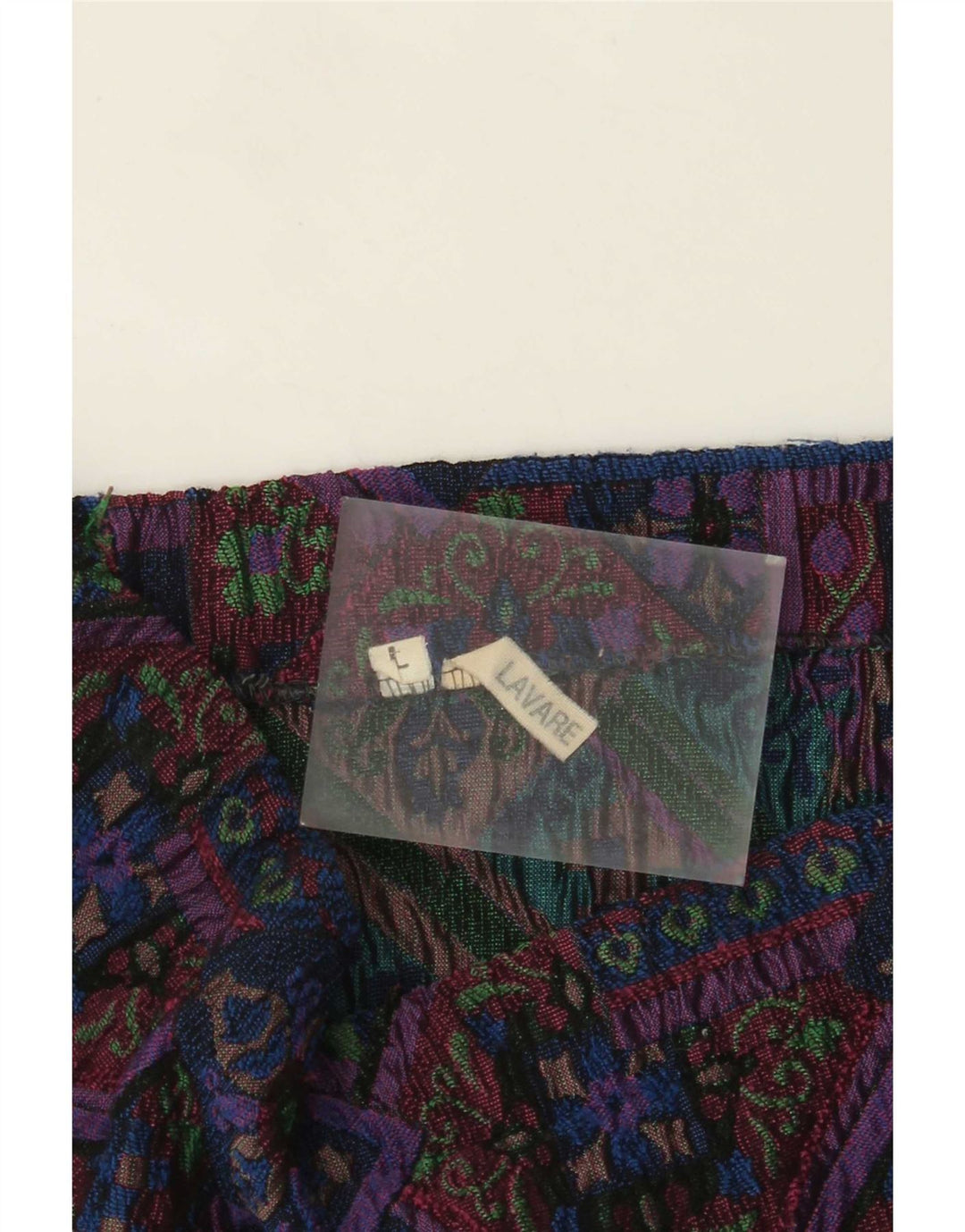 Vintage Womens Pencil Skirt Large W34 Multicoloured Floral