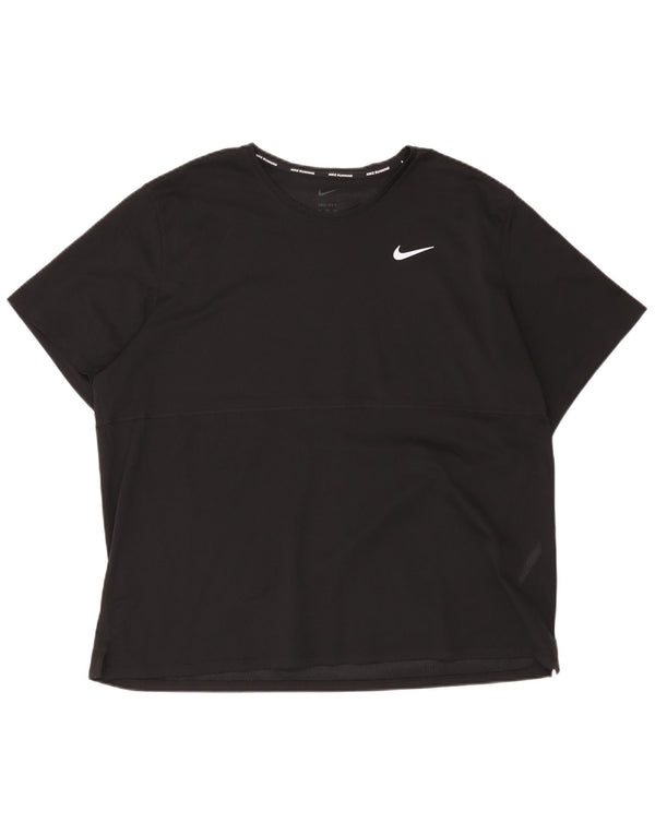 Nike herre Dri Fit T-shirt top 2XL sort polyester